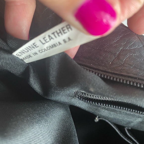 Colombian Leather And Fabric Purse Handbag Vintage? - Picture 8 of 11